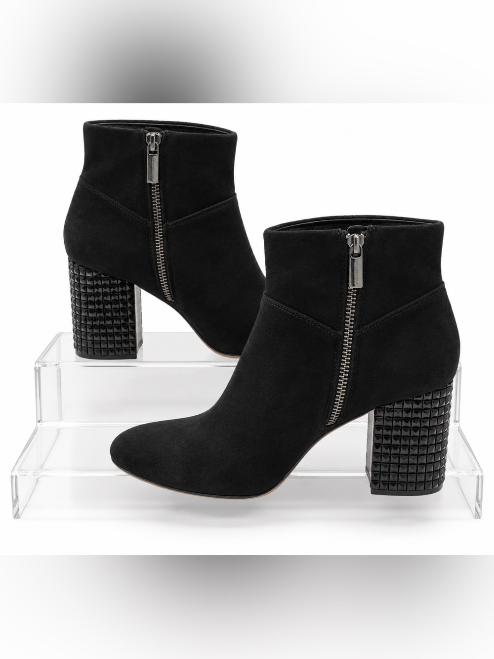 Micheal Kors Black Suede Ankle Boots - Classic Everyday Style